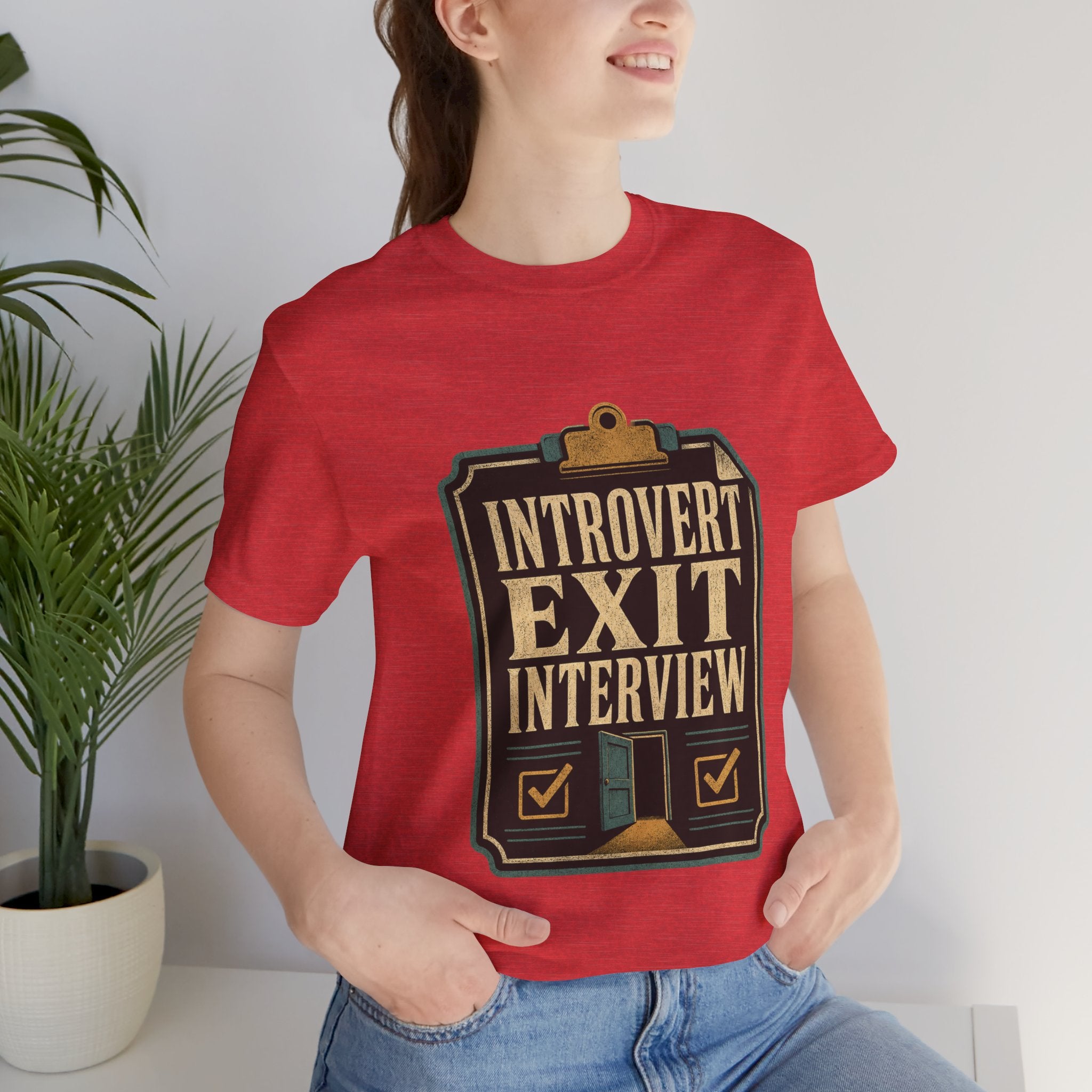 Color: Heather Red | Mockup 3