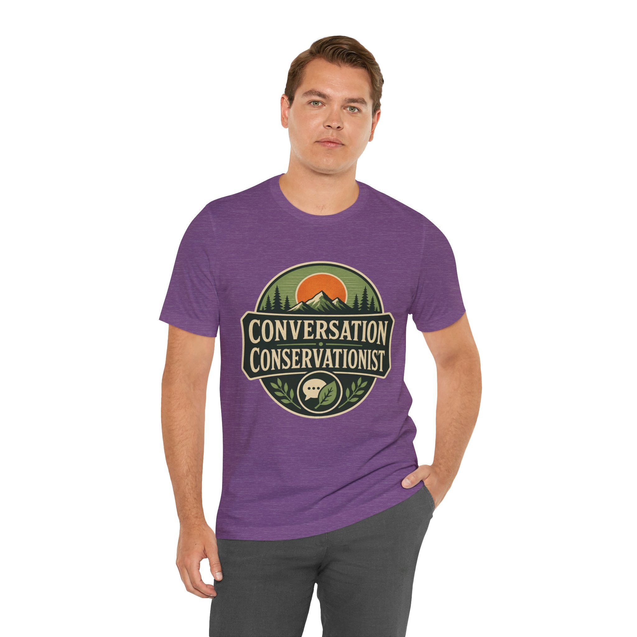 Color: Heather Team Purple | Mockup 2