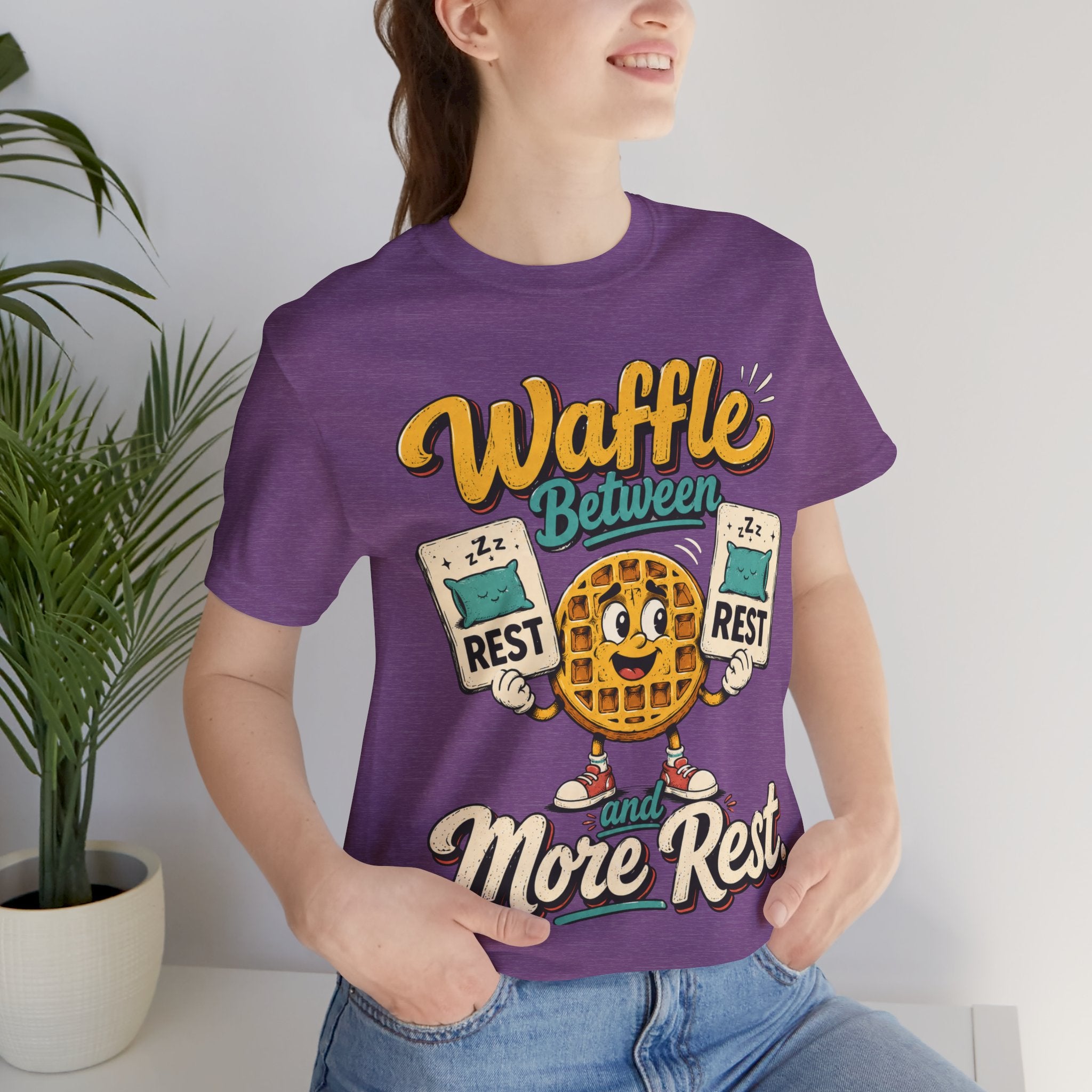 Color: Heather Team Purple | Mockup 3