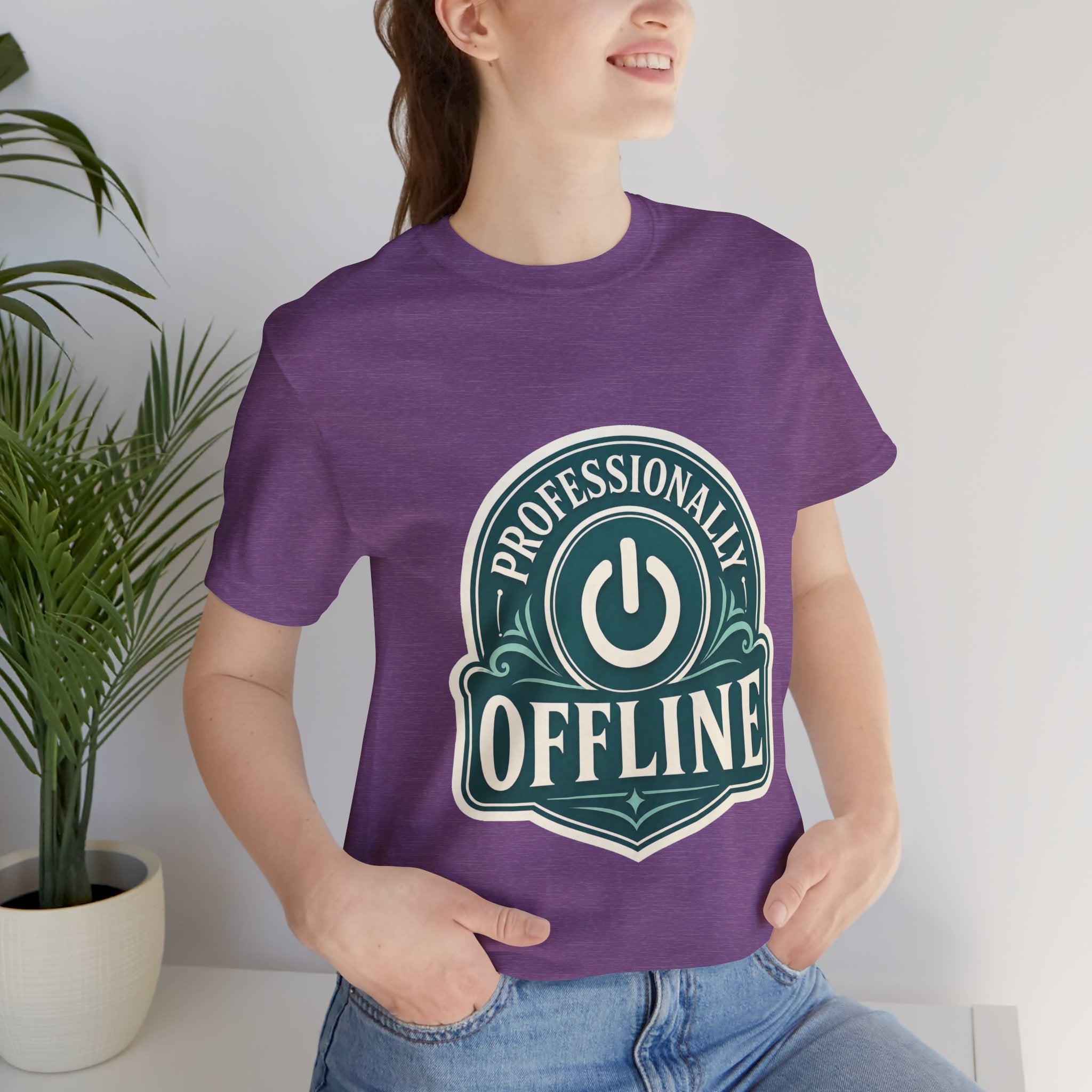 Color: Heather Team Purple | Mockup 3