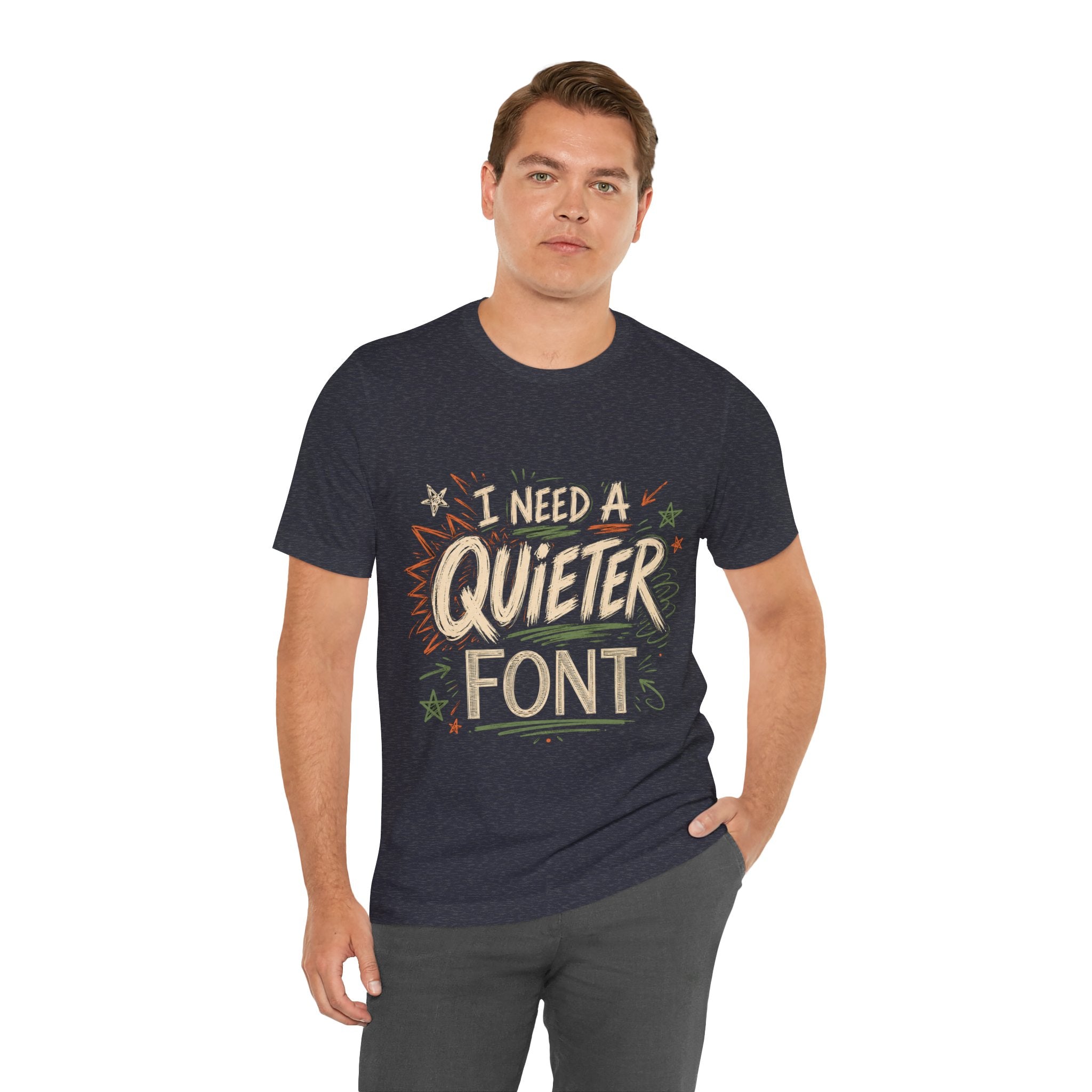 Color: Heather Navy | Mockup 2