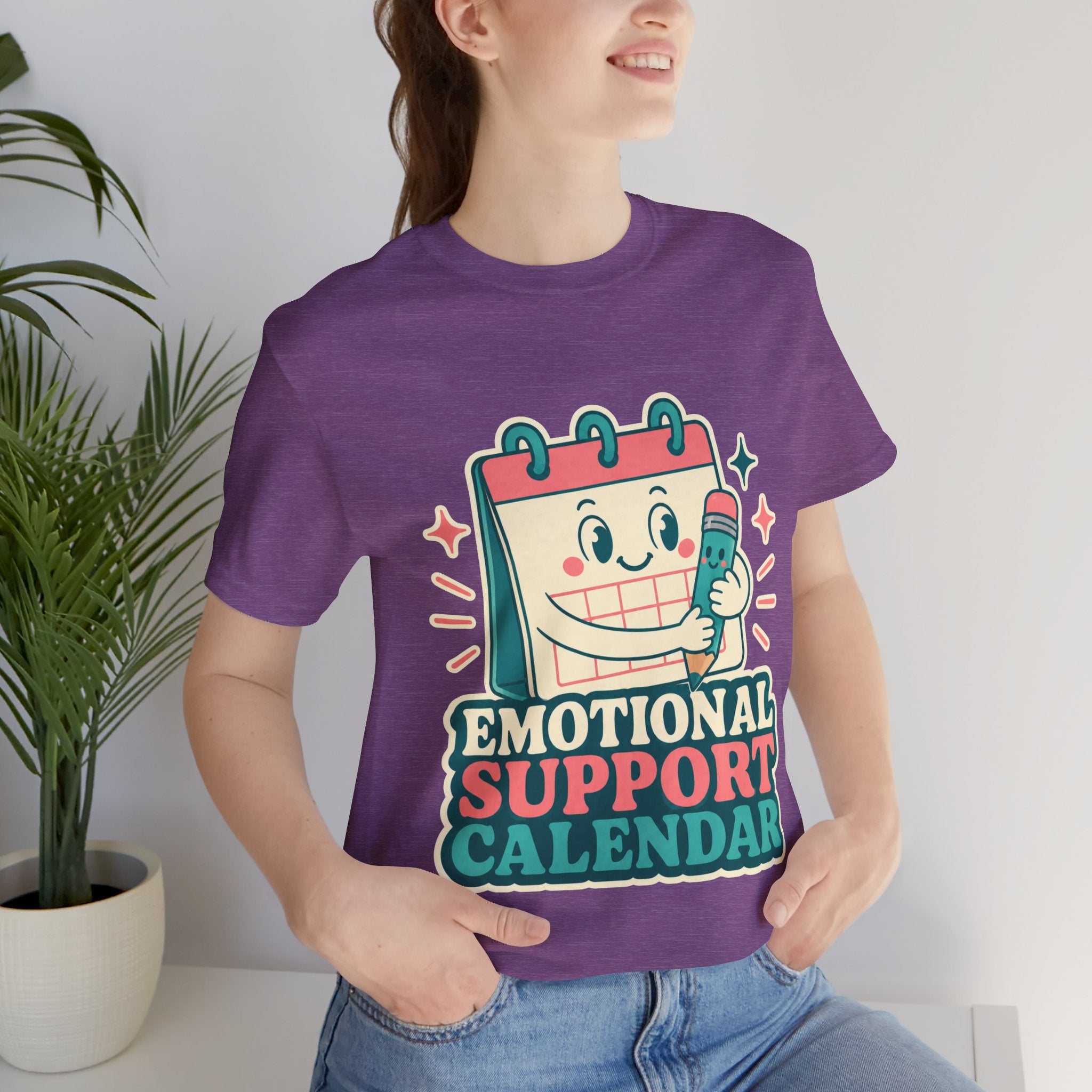 Color: Heather Team Purple | Mockup 3