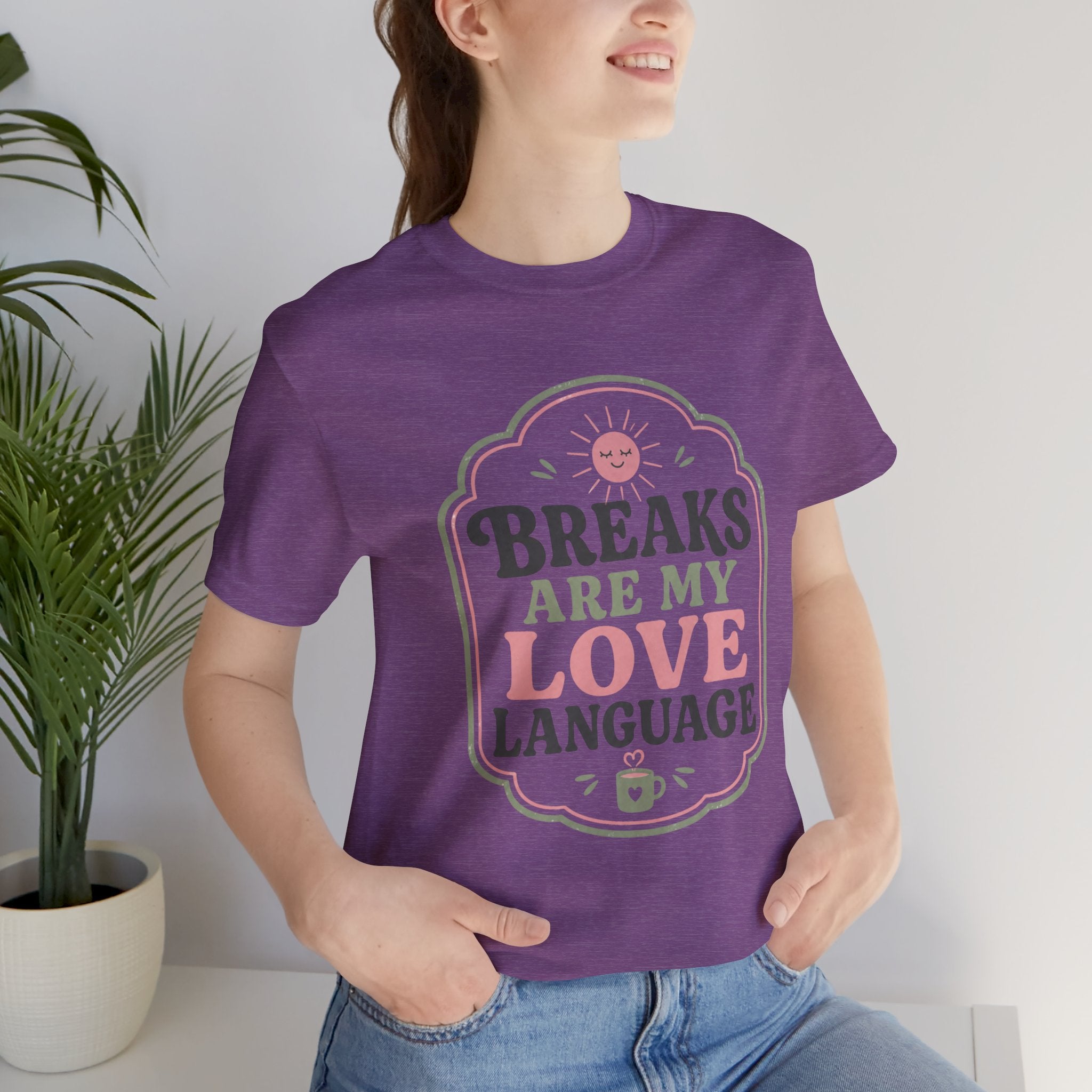 Color: Heather Team Purple | Mockup 3
