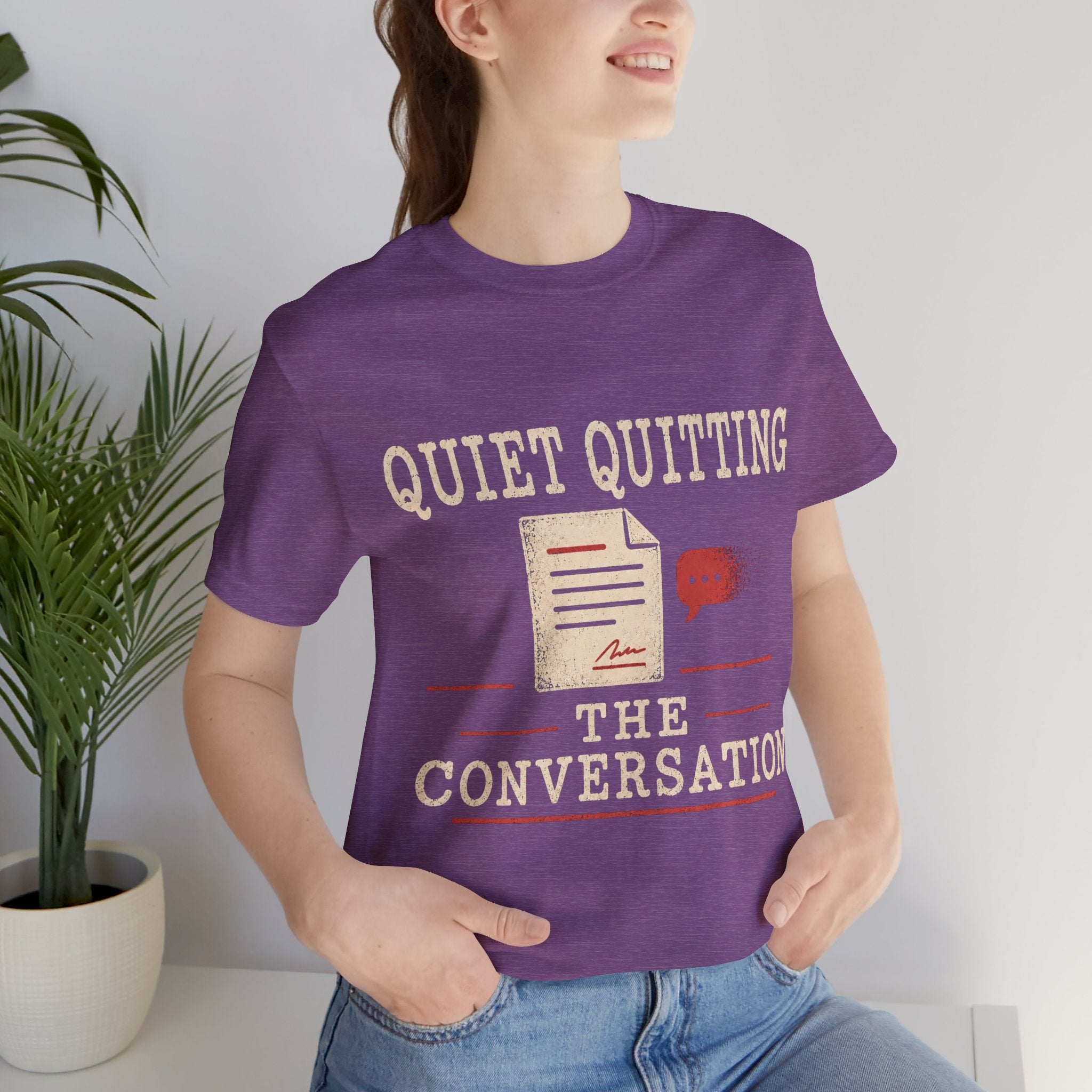 Color: Heather Team Purple | Mockup 3