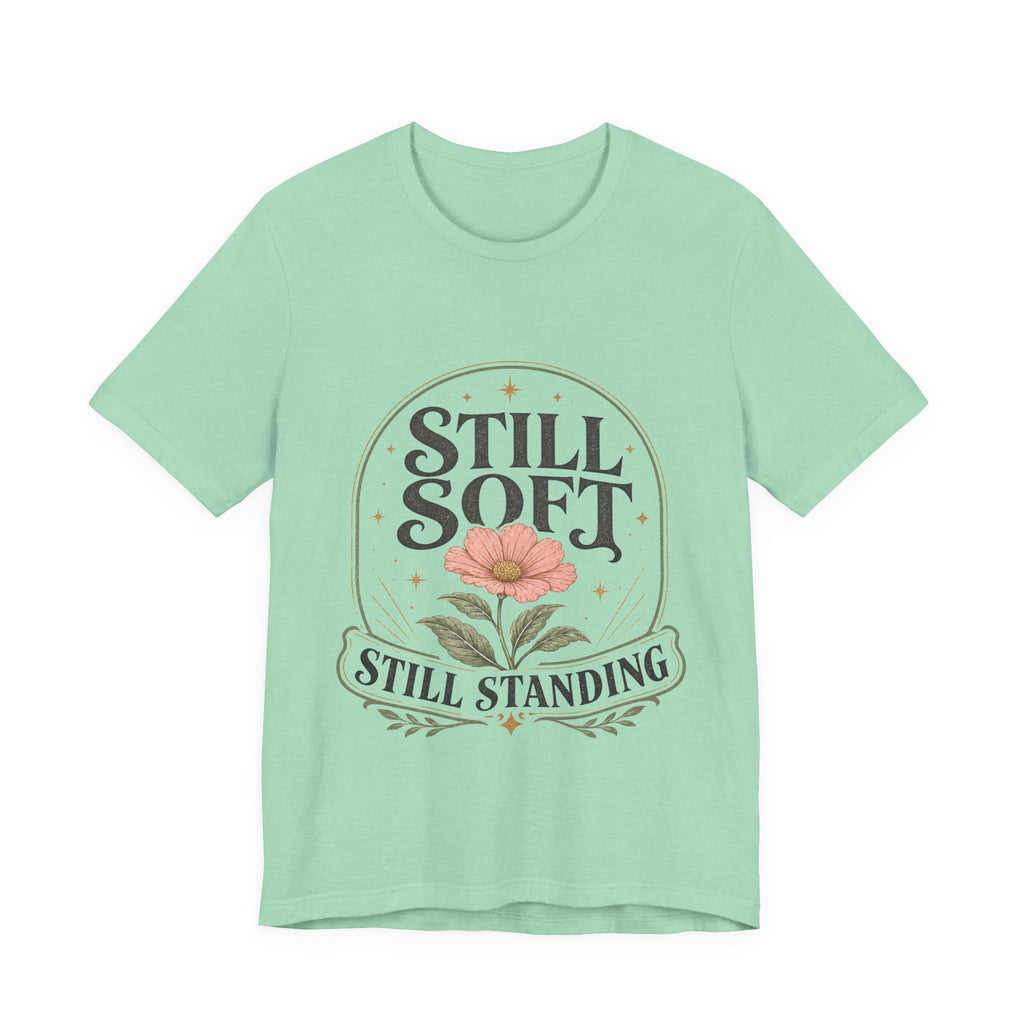 Color: Heather Mint | Mockup 1