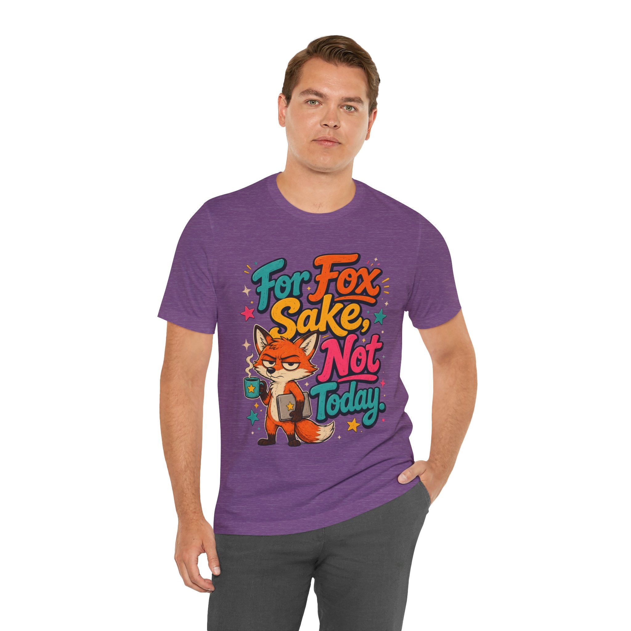 Color: Heather Team Purple | Mockup 2