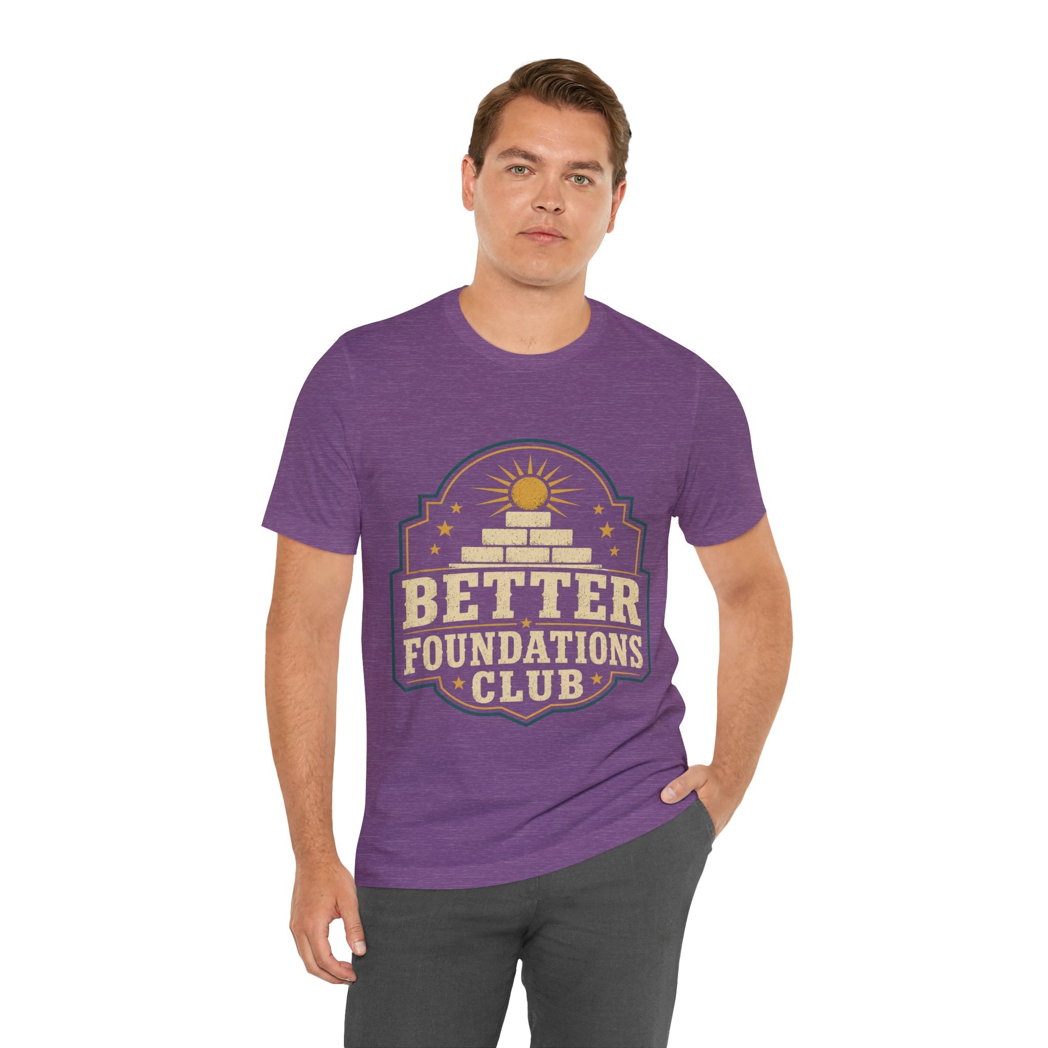 Color: Heather Team Purple | Mockup 2