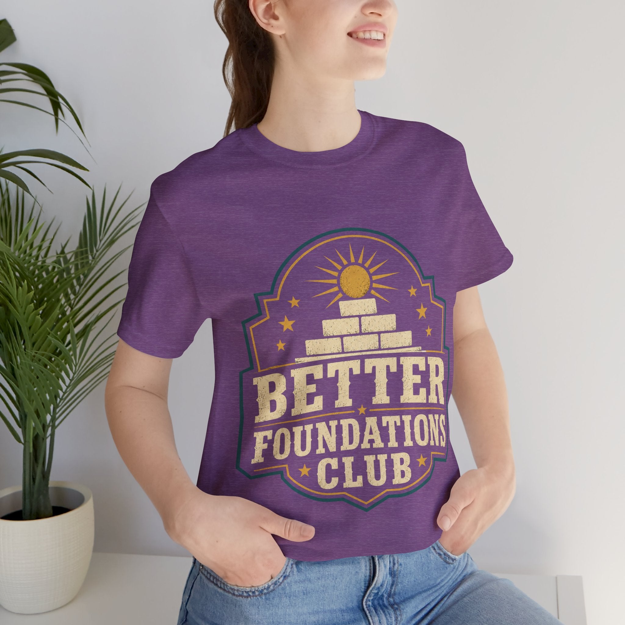 Color: Heather Team Purple | Mockup 3