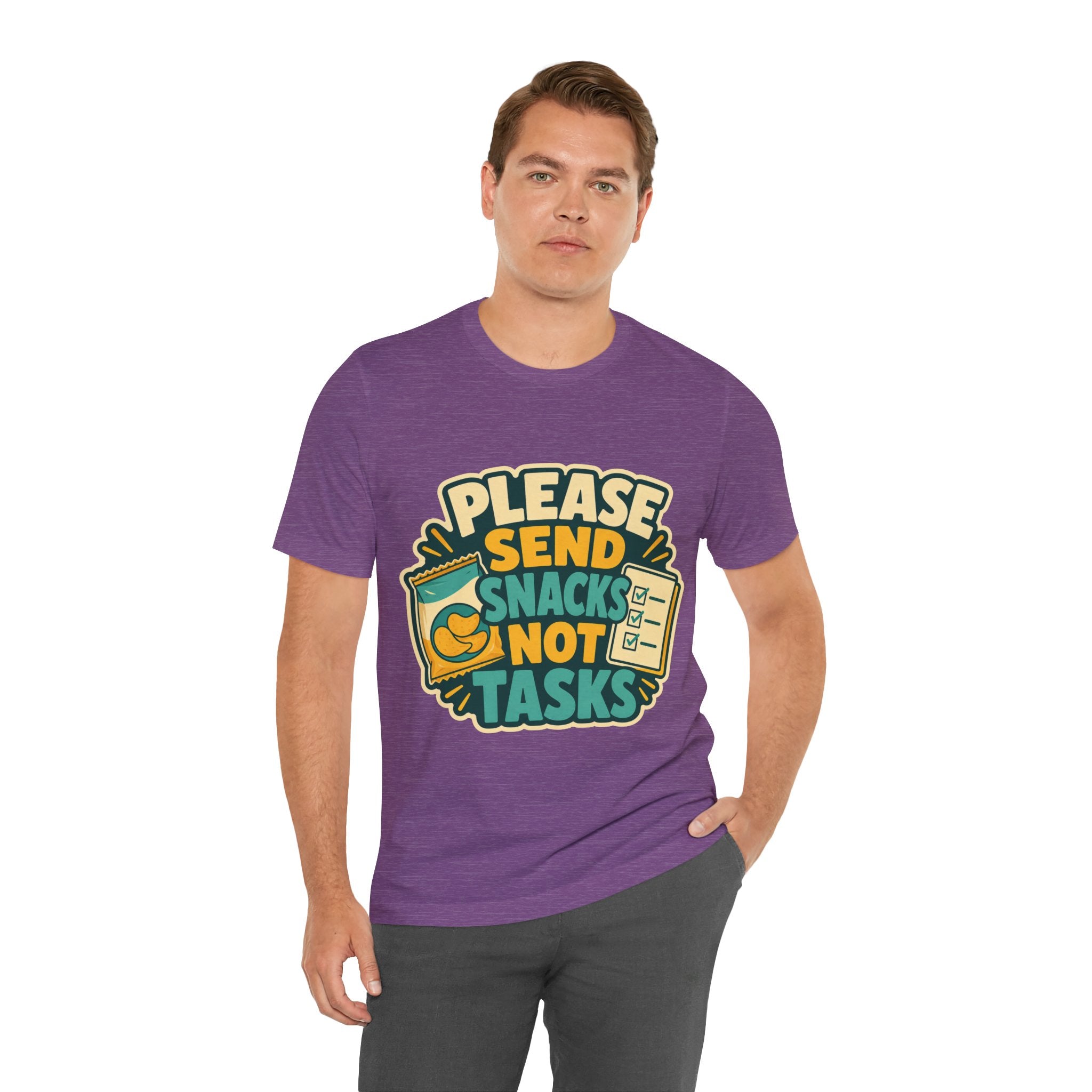 Color: Heather Team Purple | Mockup 2