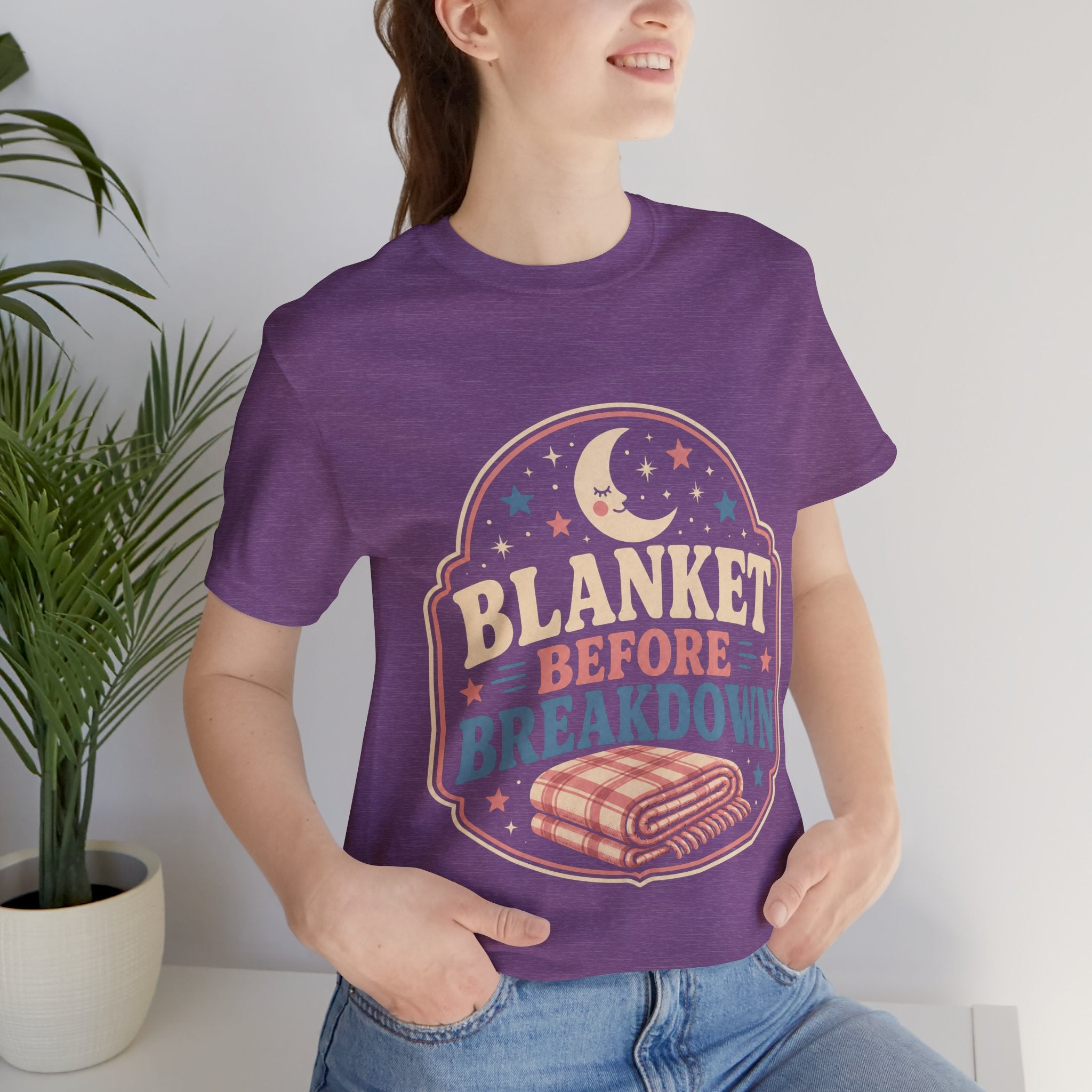 Color: Heather Team Purple | Mockup 3