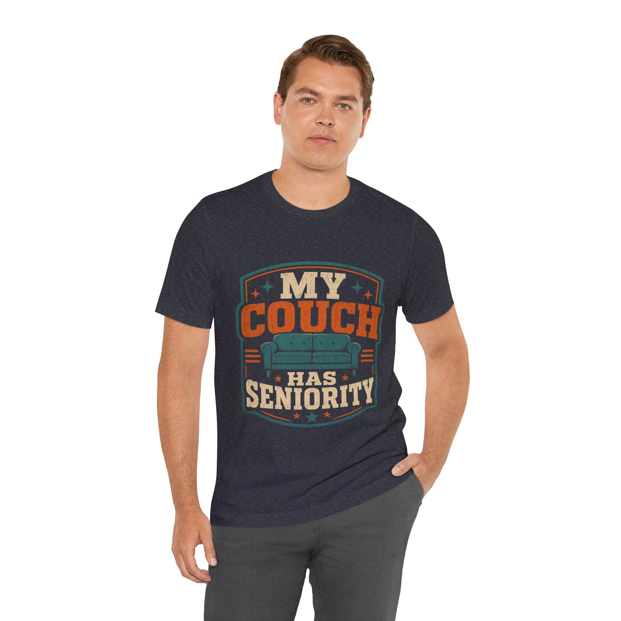Color: Heather Navy | Mockup 2