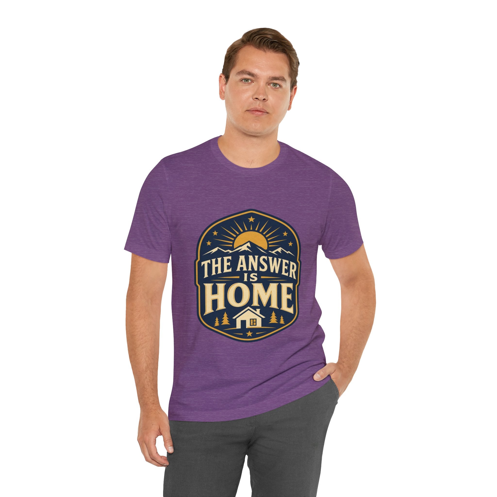 Color: Heather Team Purple | Mockup 2