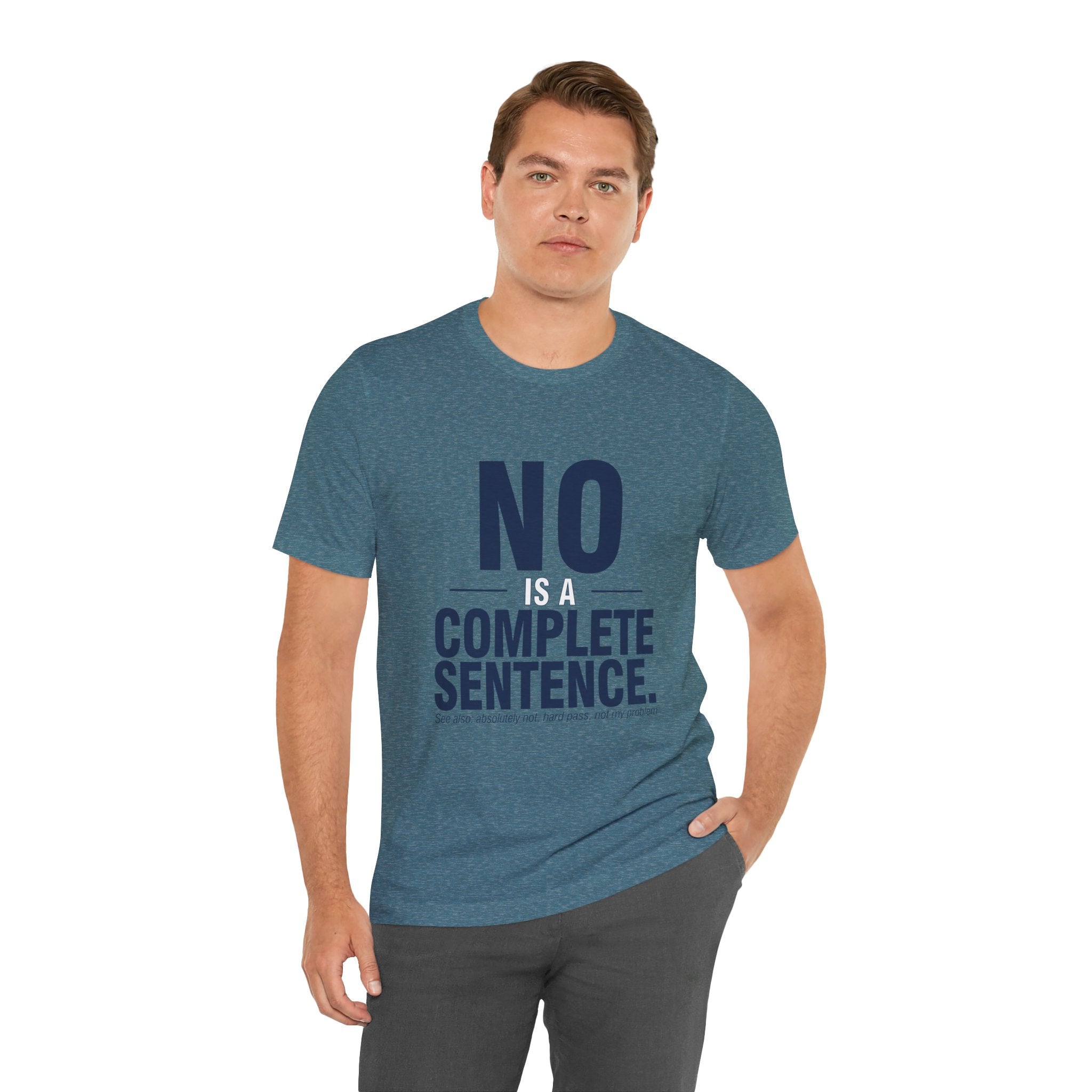 Color: Heather Deep Teal | Mockup 2