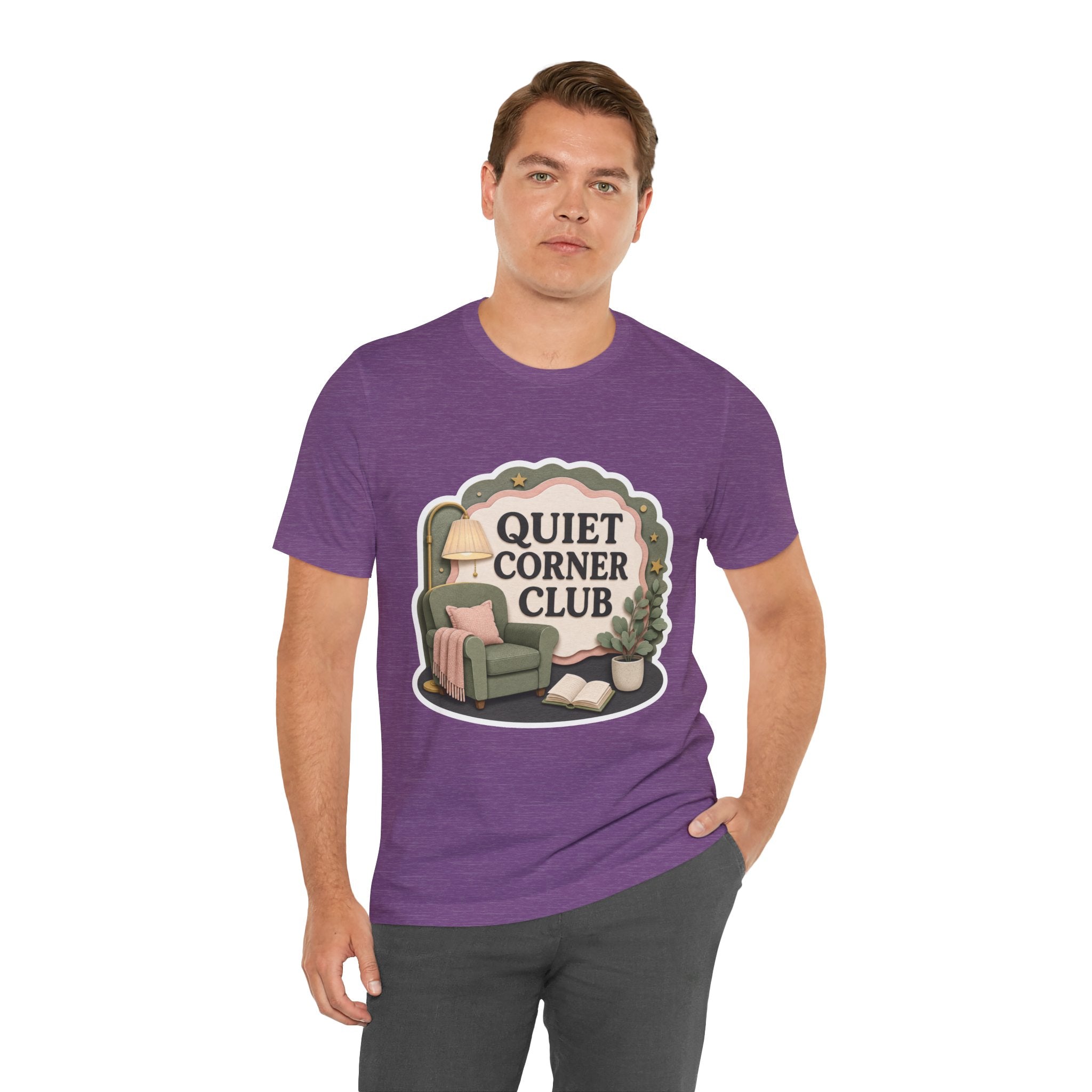 Color: Heather Team Purple | Mockup 2