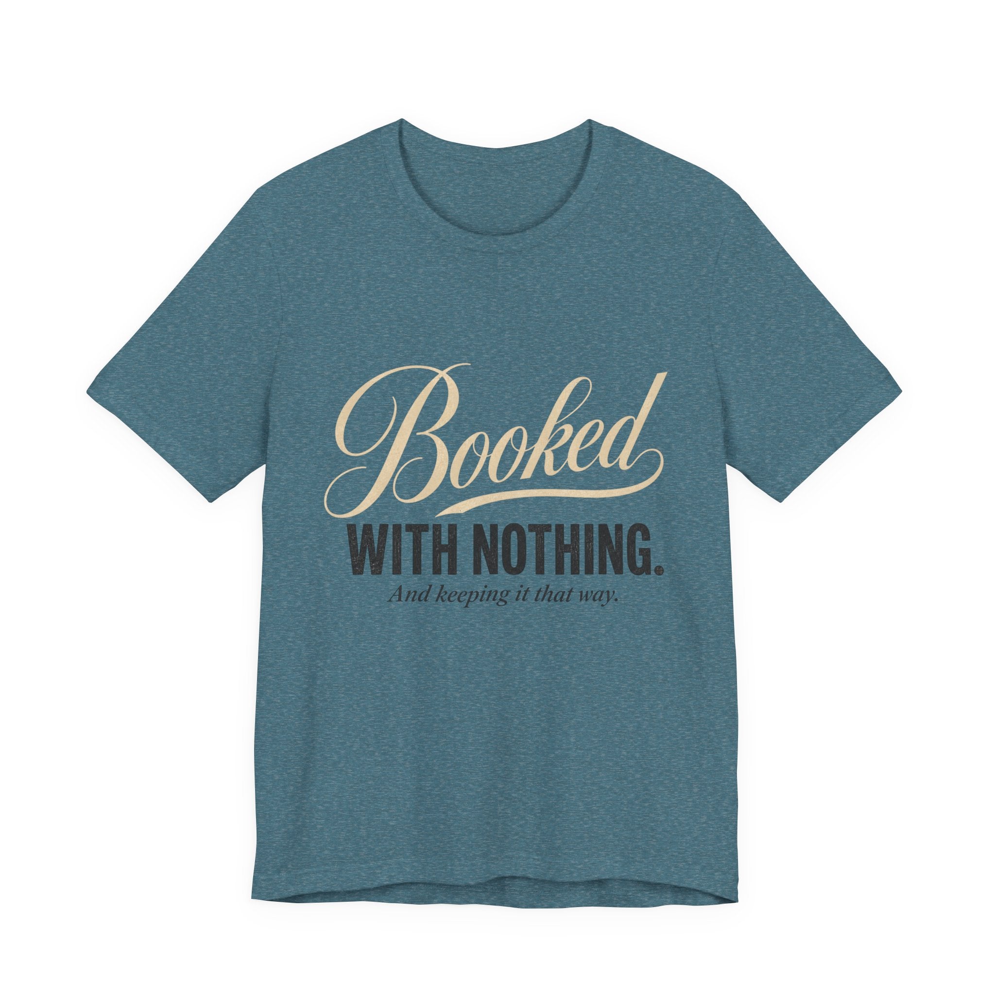 Color: Heather Deep Teal | Mockup 1