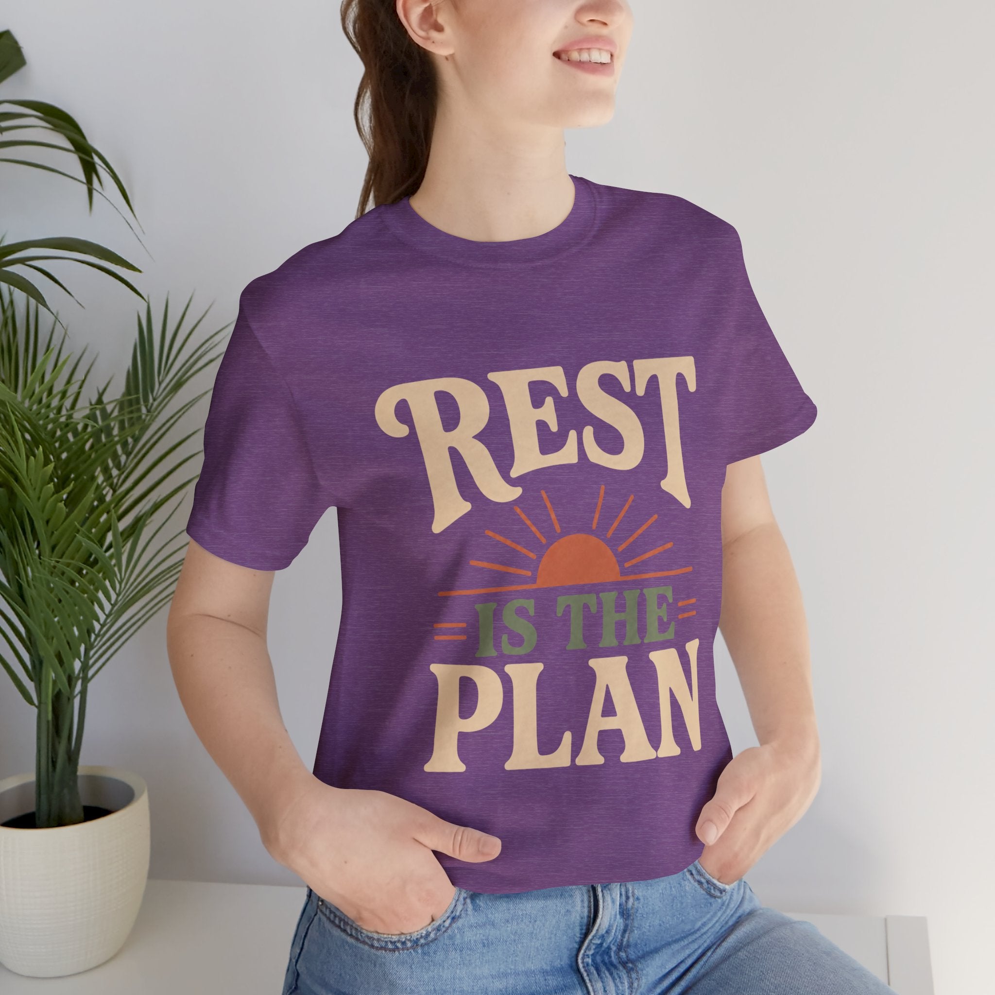 Color: Heather Team Purple | Mockup 3