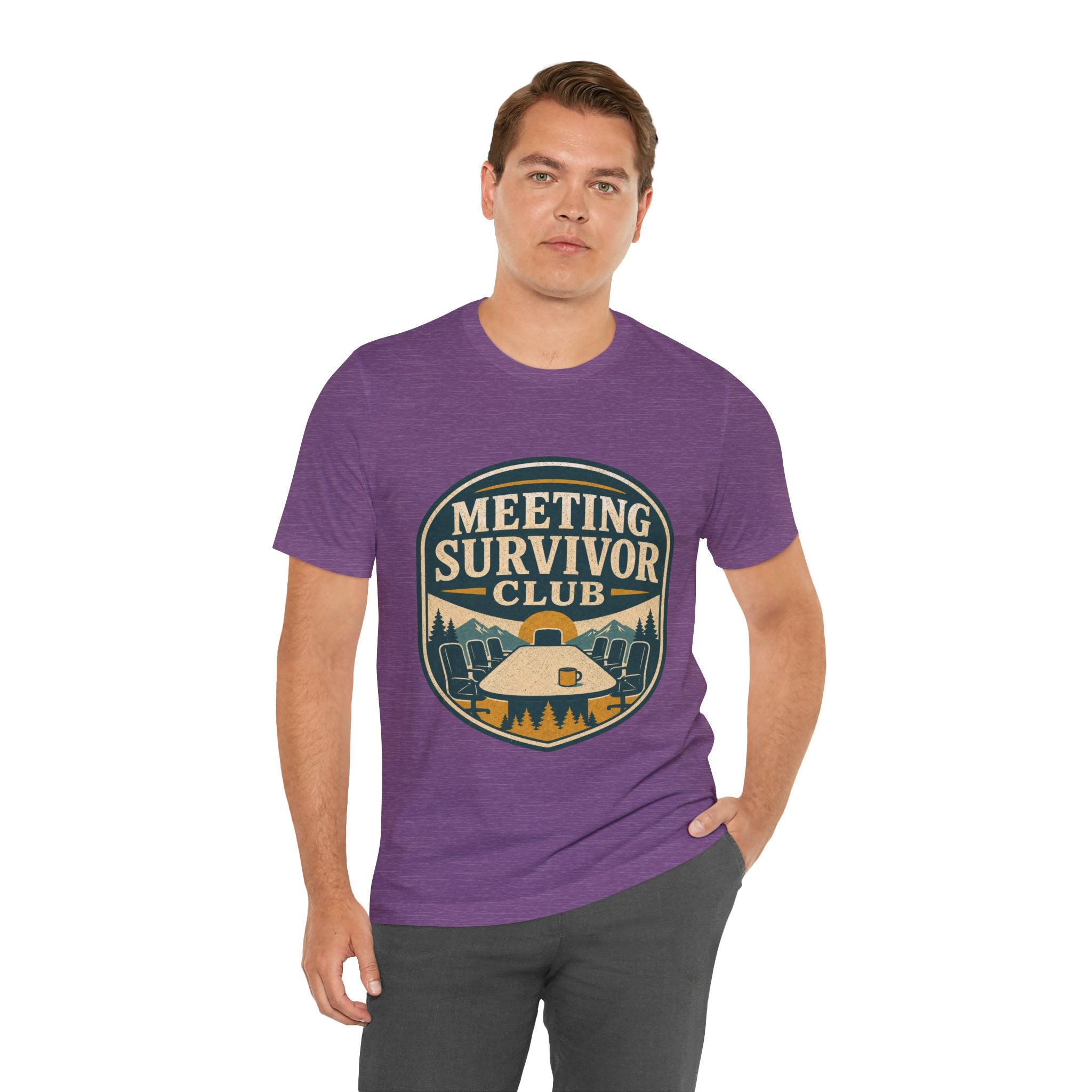 Color: Heather Team Purple | Mockup 2