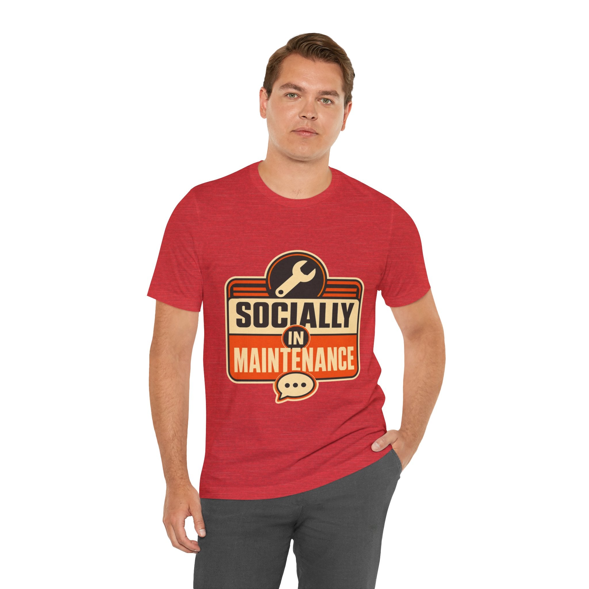 Color: Heather Red | Mockup 2