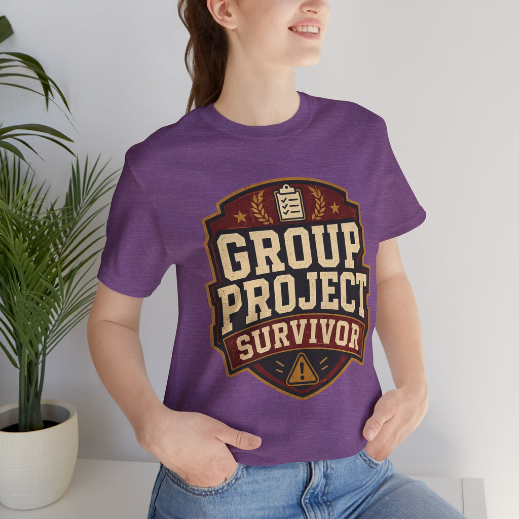 Color: Heather Team Purple | Mockup 3