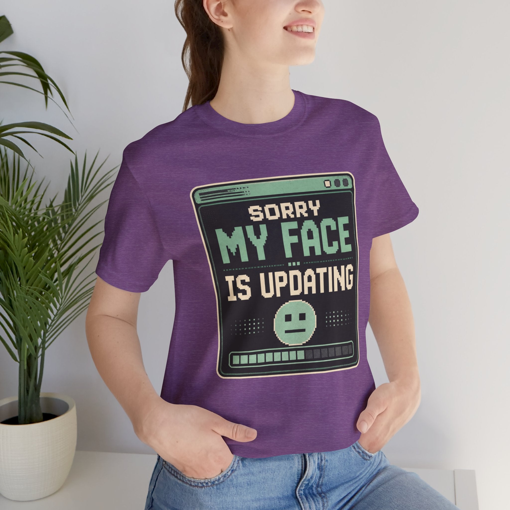 Color: Heather Team Purple | Mockup 3