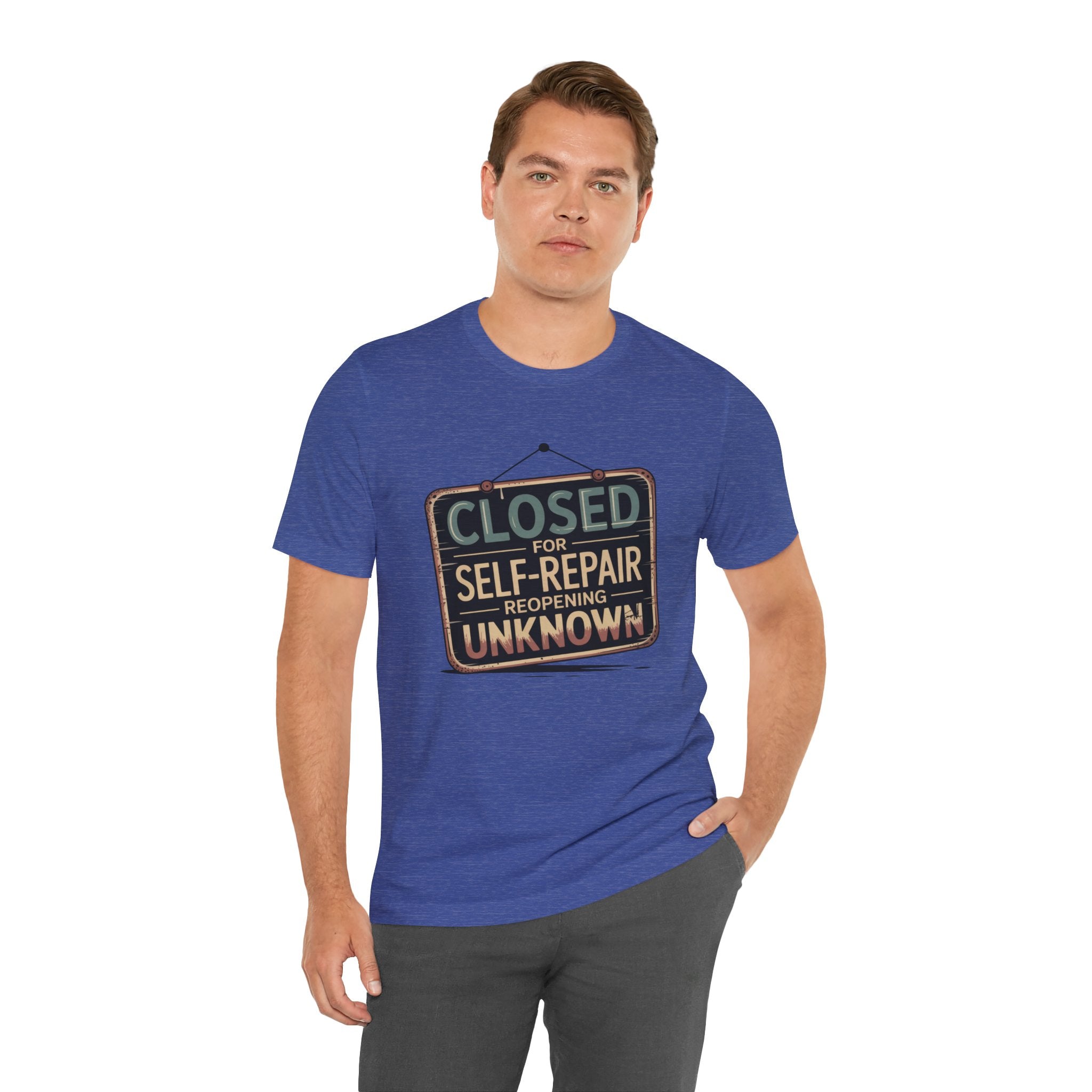 Color: Heather True Royal | Mockup 2