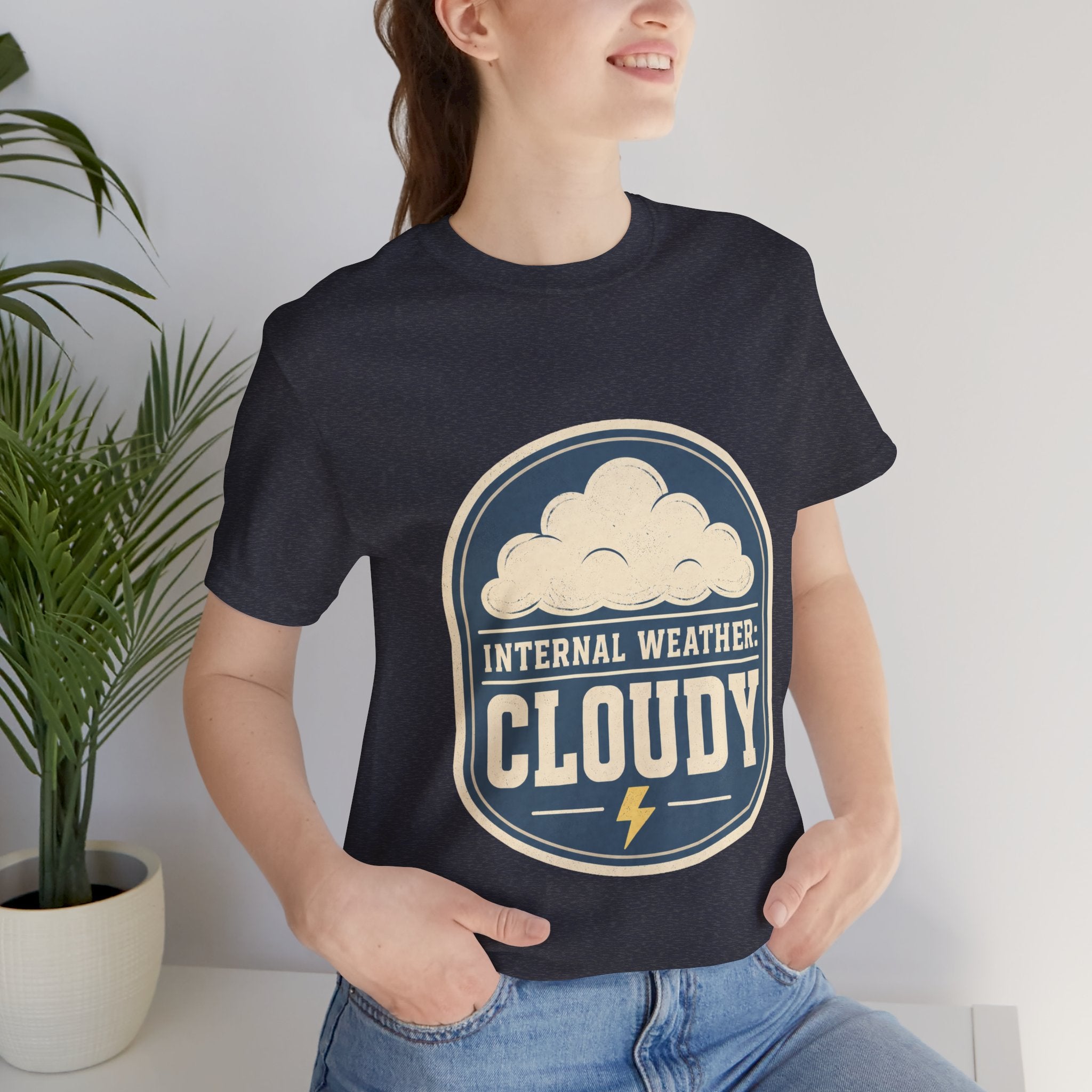 Color: Heather Navy | Mockup 3