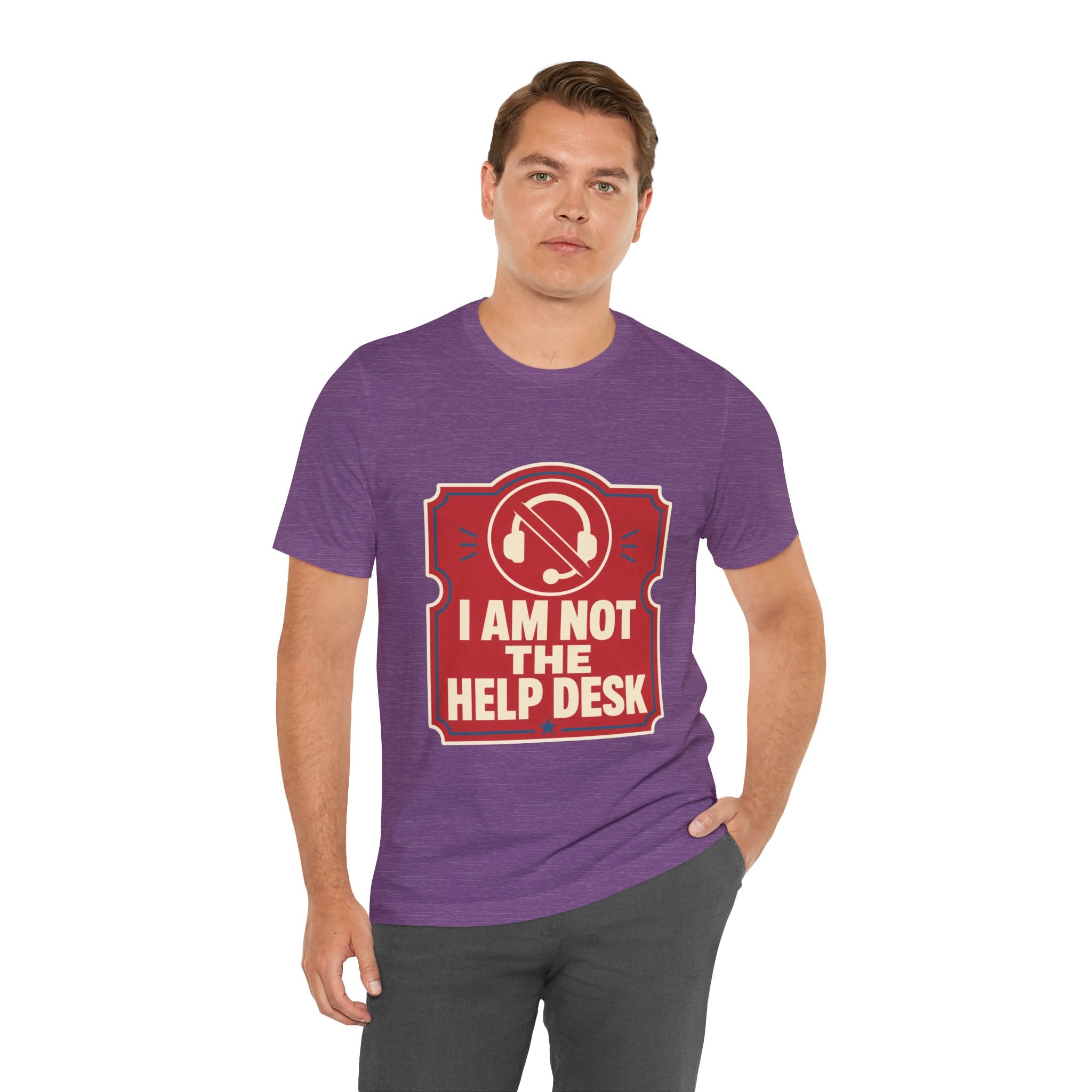 Color: Heather Team Purple | Mockup 2