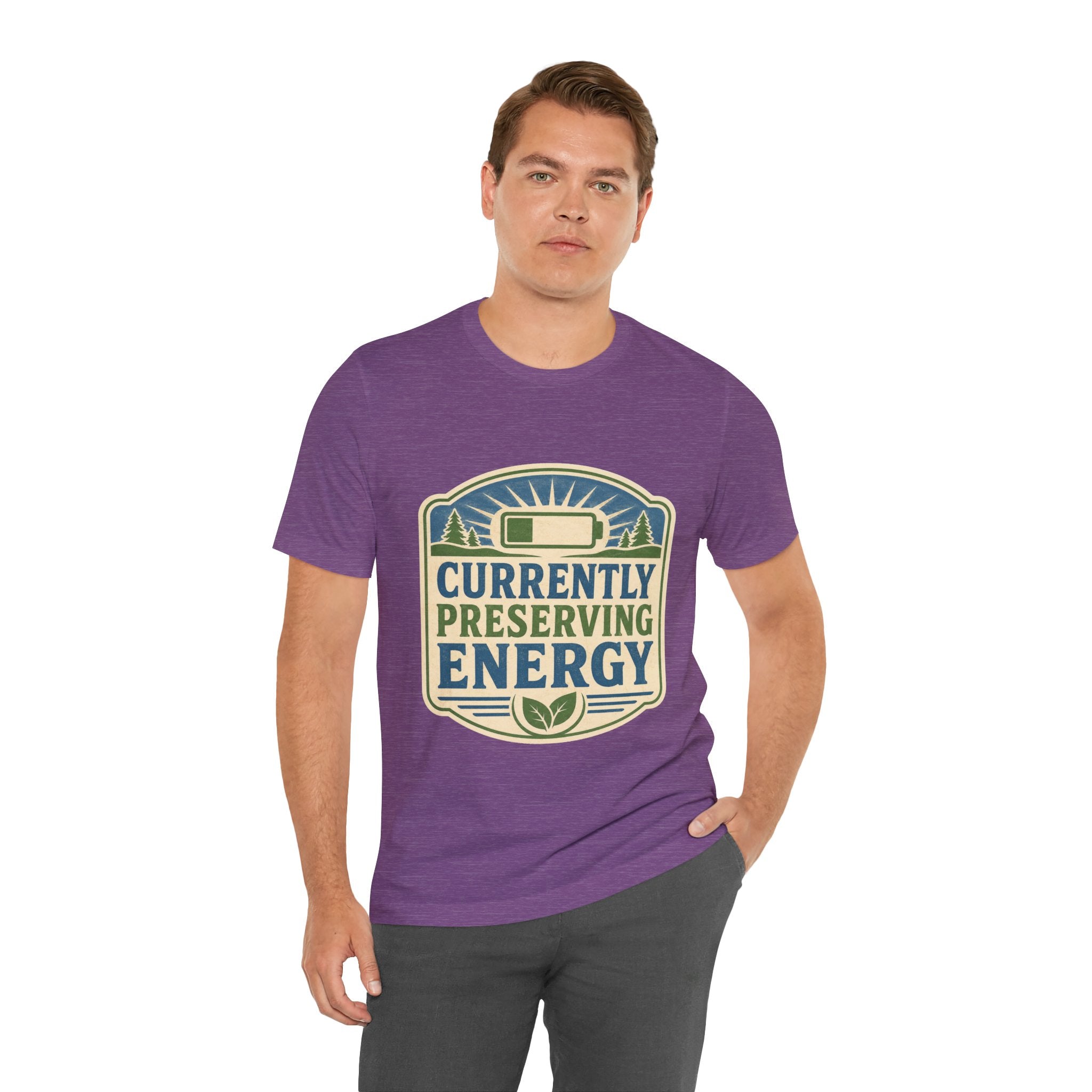 Color: Heather Team Purple | Mockup 2