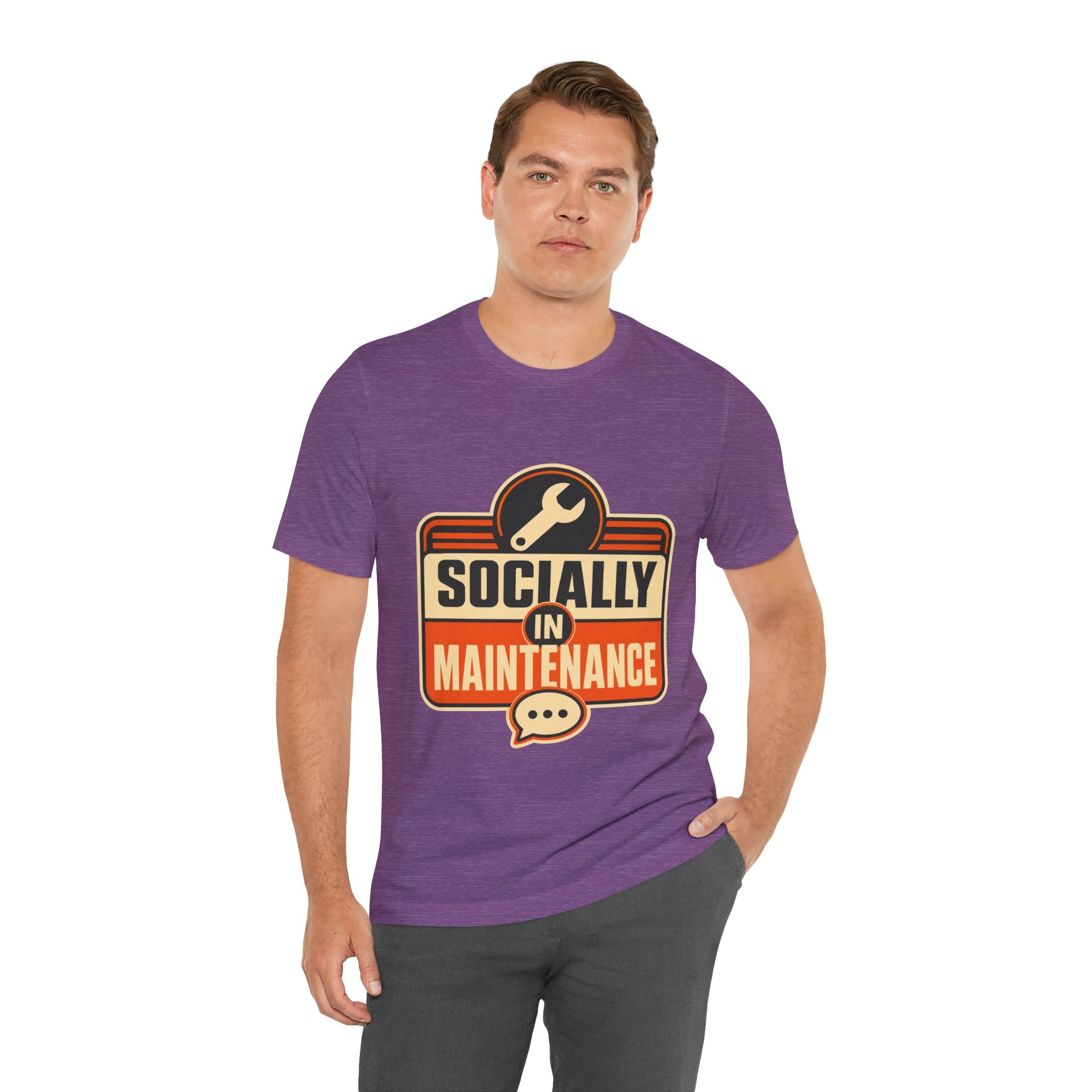 Color: Heather Team Purple | Mockup 2