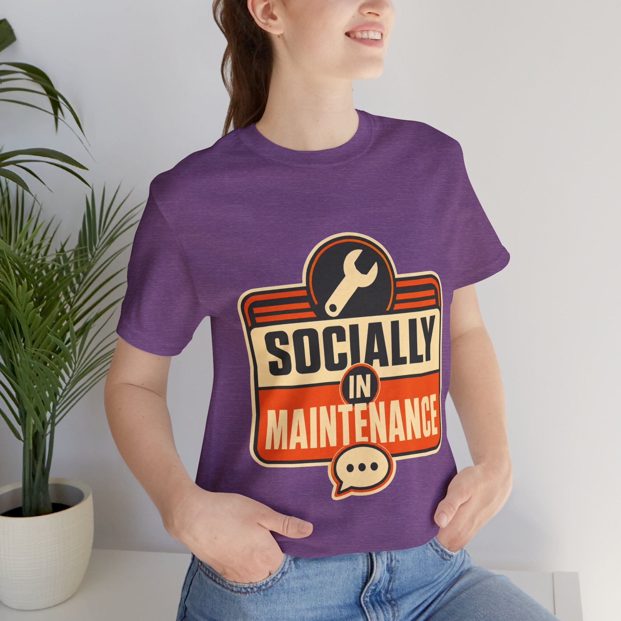 Color: Heather Team Purple | Mockup 3