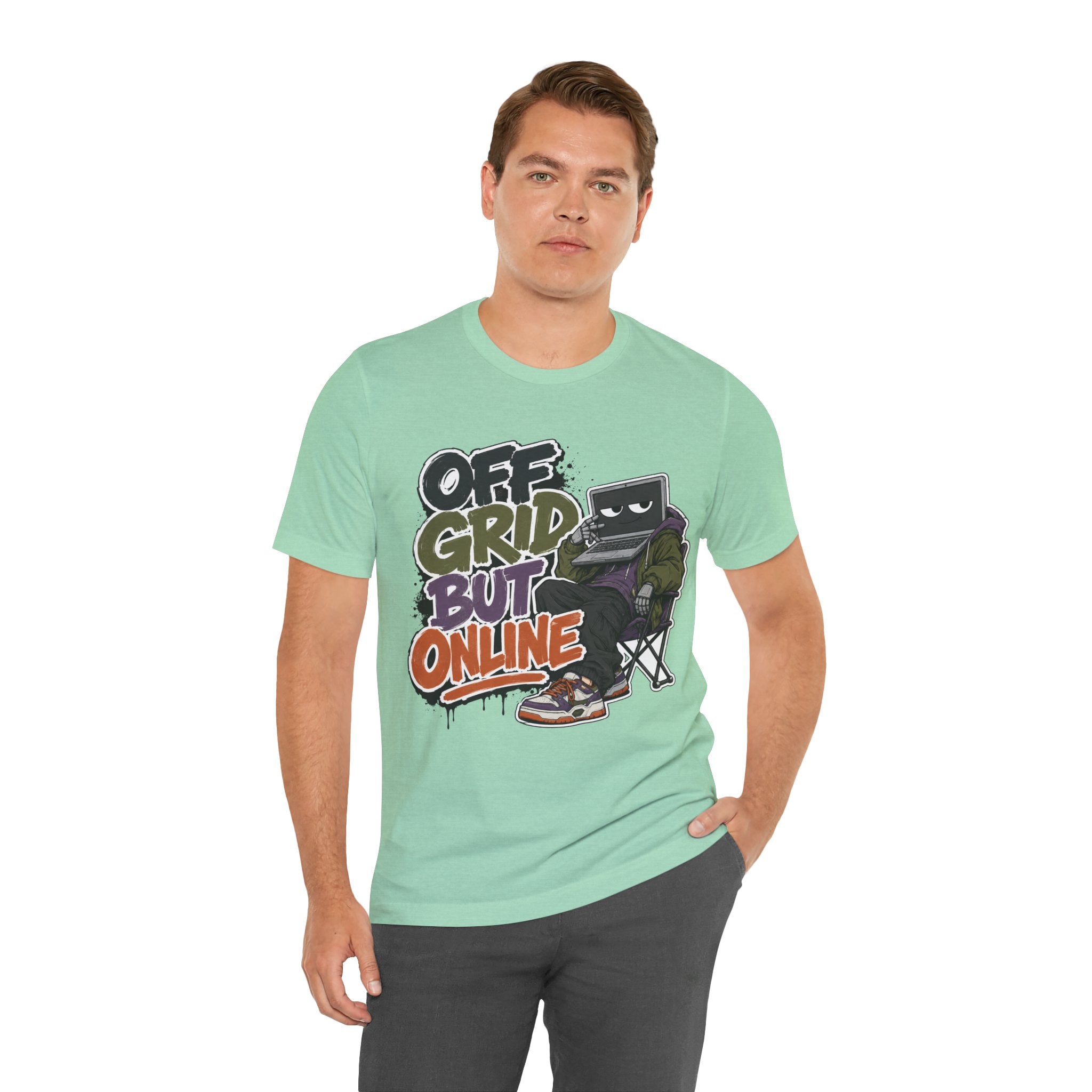 Color: Heather Mint | Mockup 2