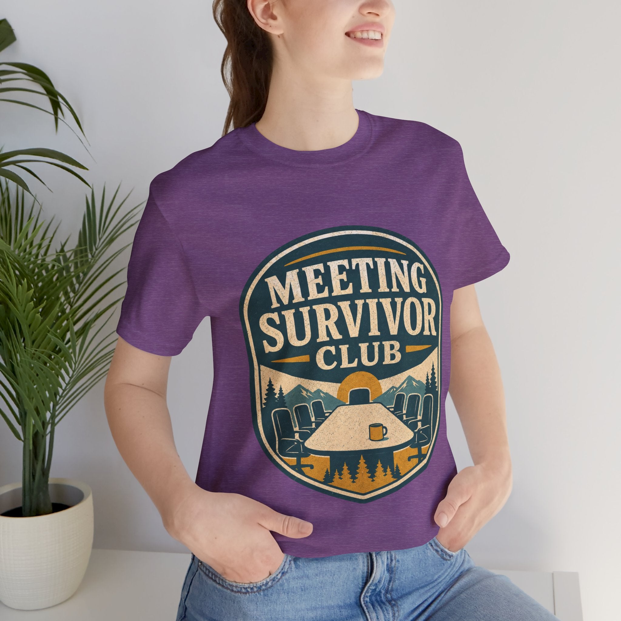Color: Heather Team Purple | Mockup 3