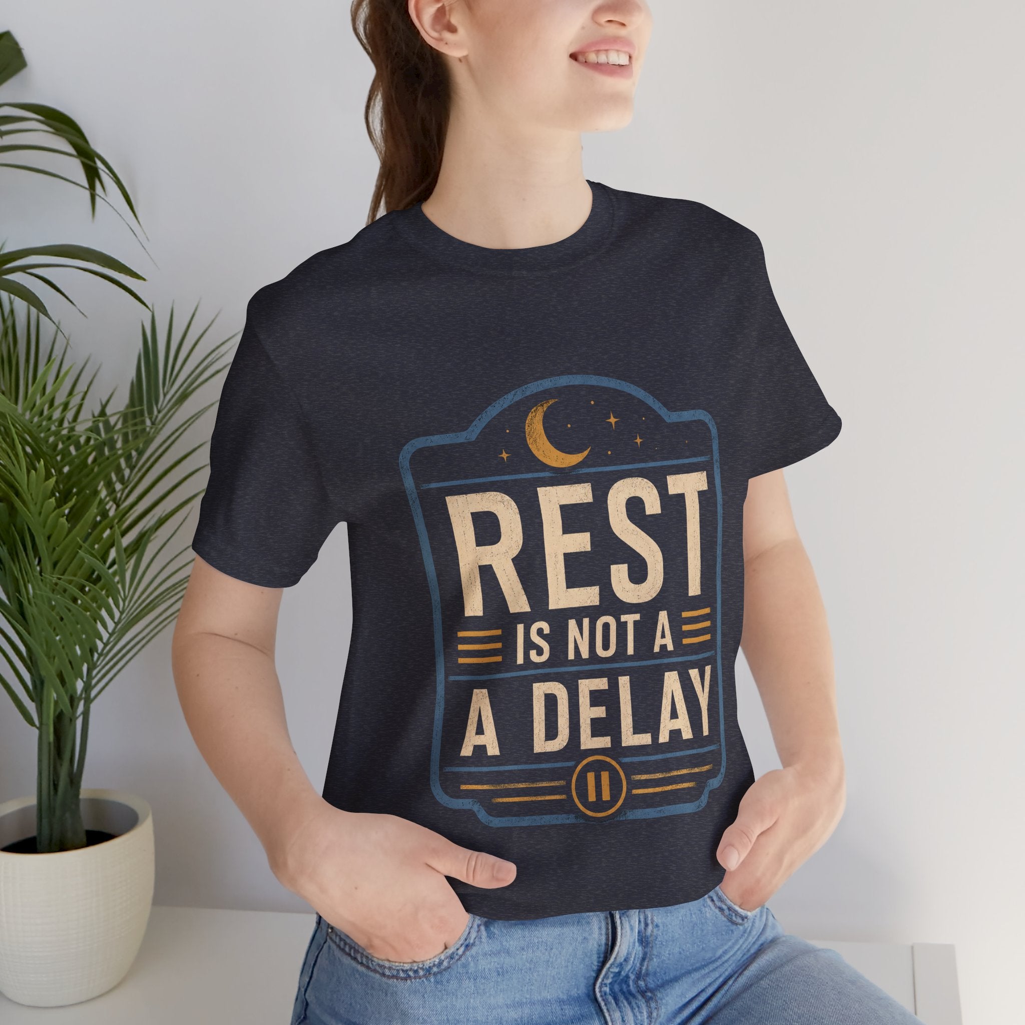 Color: Heather Navy | Mockup 3