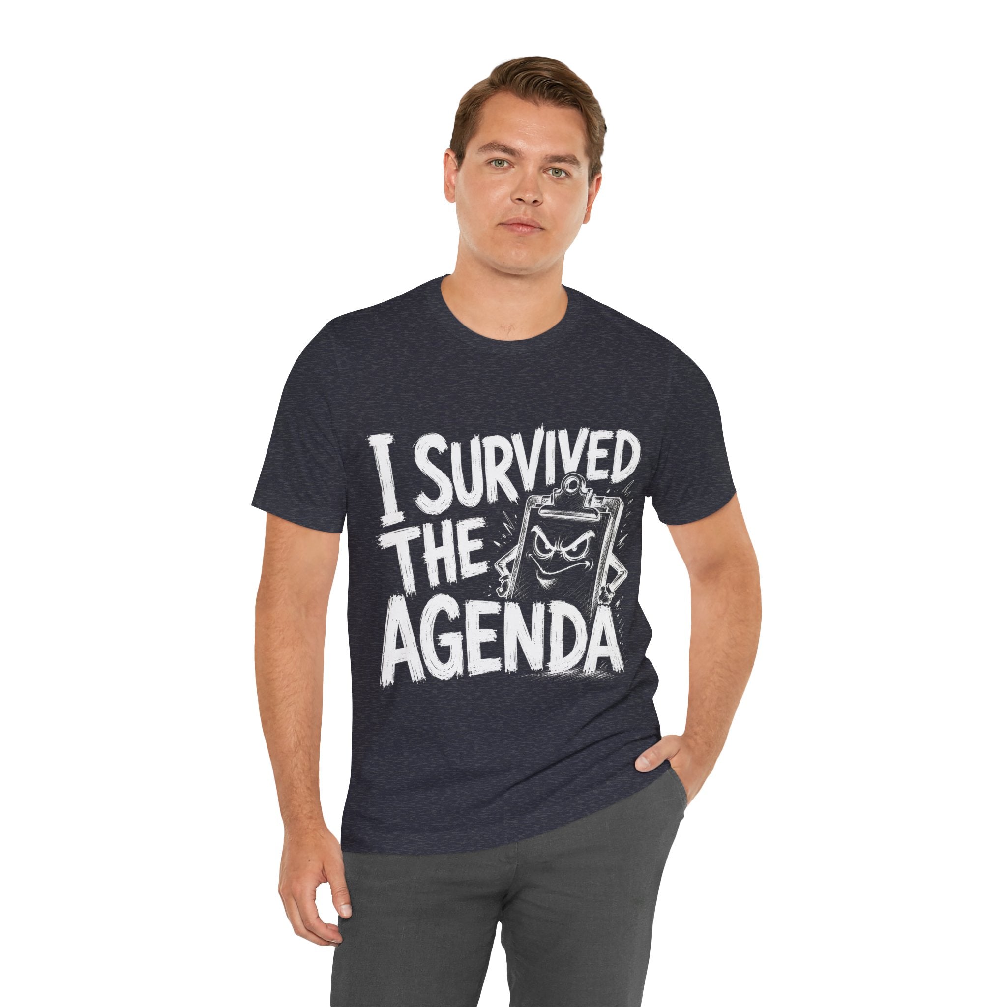 Color: Heather Navy | Mockup 2