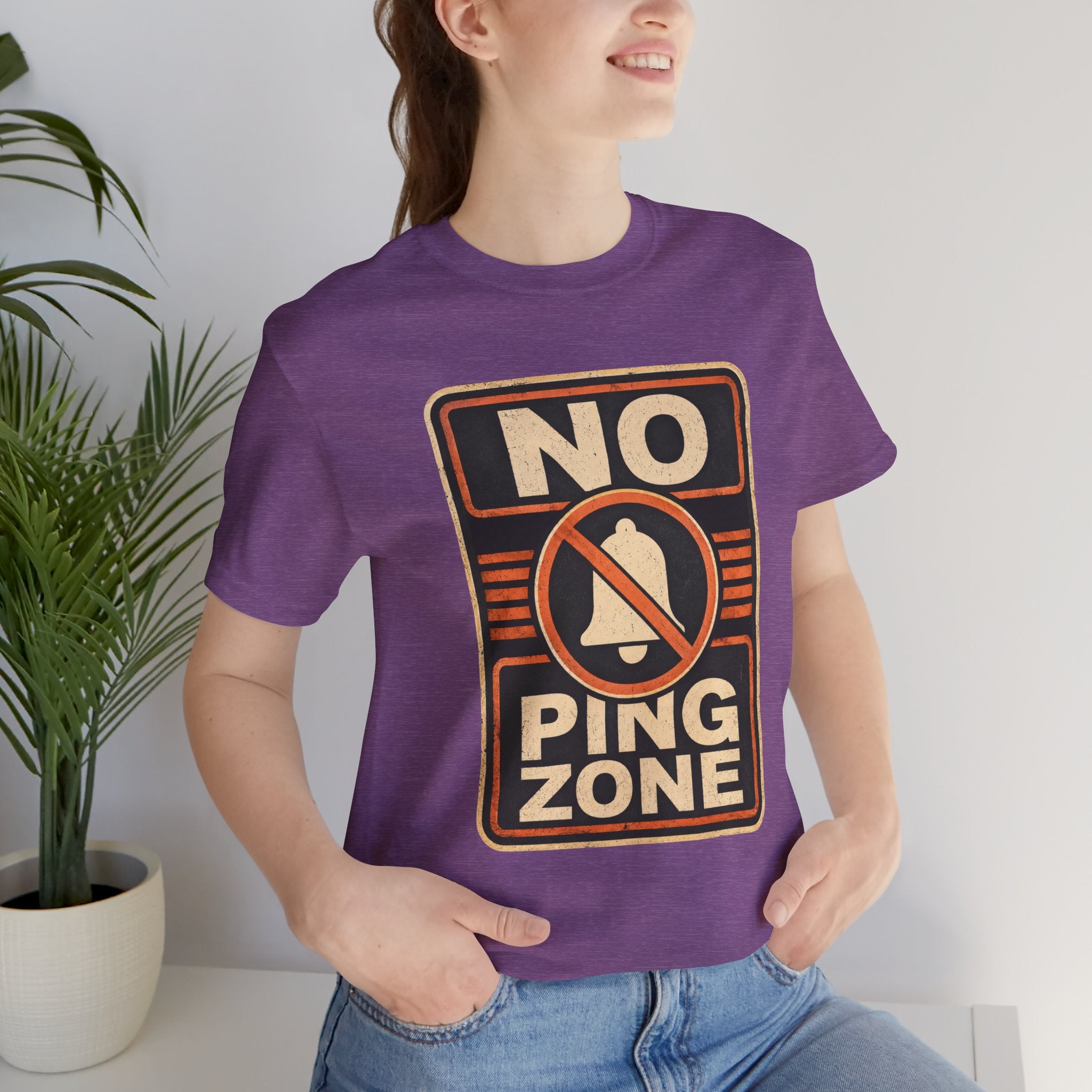 Color: Heather Team Purple | Mockup 3