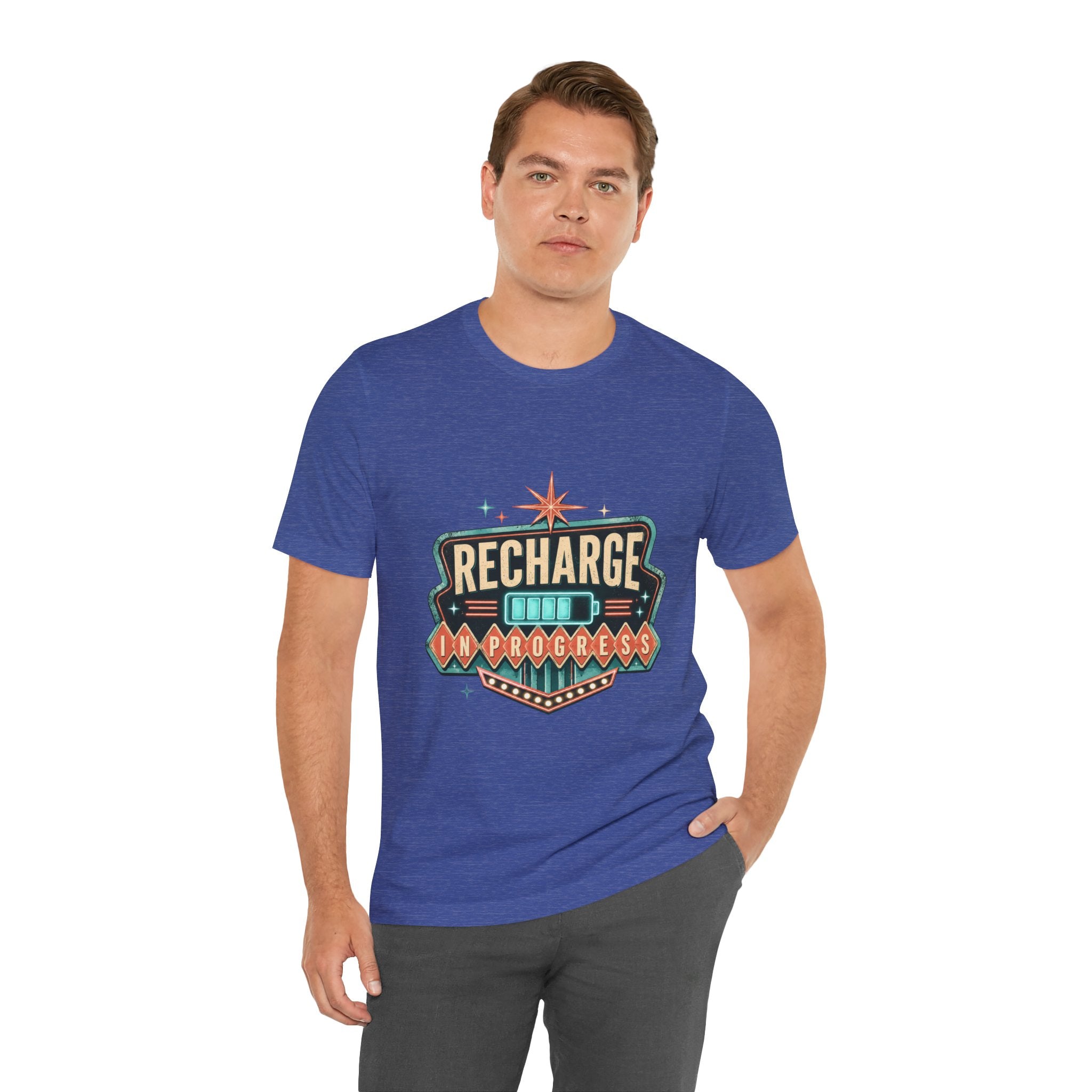 Color: Heather True Royal | Mockup 2